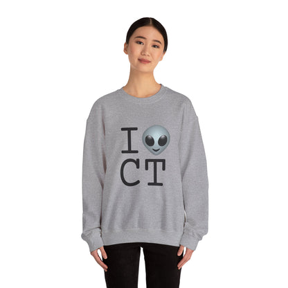 "I Feel Alien in Connecticut" Sweatshirt