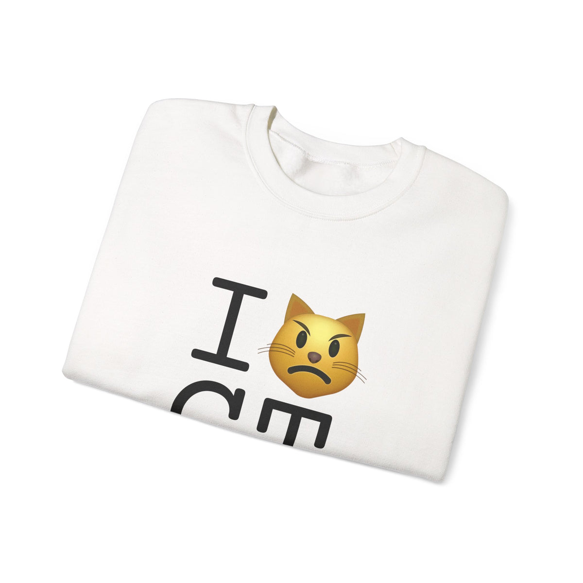 "I'm a Pouting Cat about Connecticut" Sweatshirt