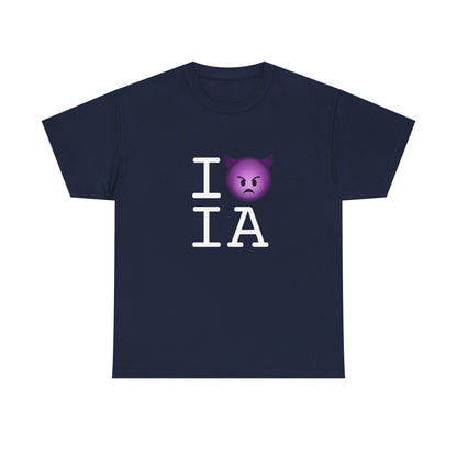 "I'm an Angry Devil about Iowa" Tee