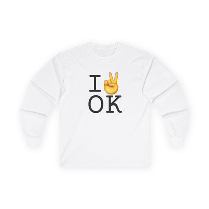 "I Show Peace to Oklahoma" Long Sleeve Shirt