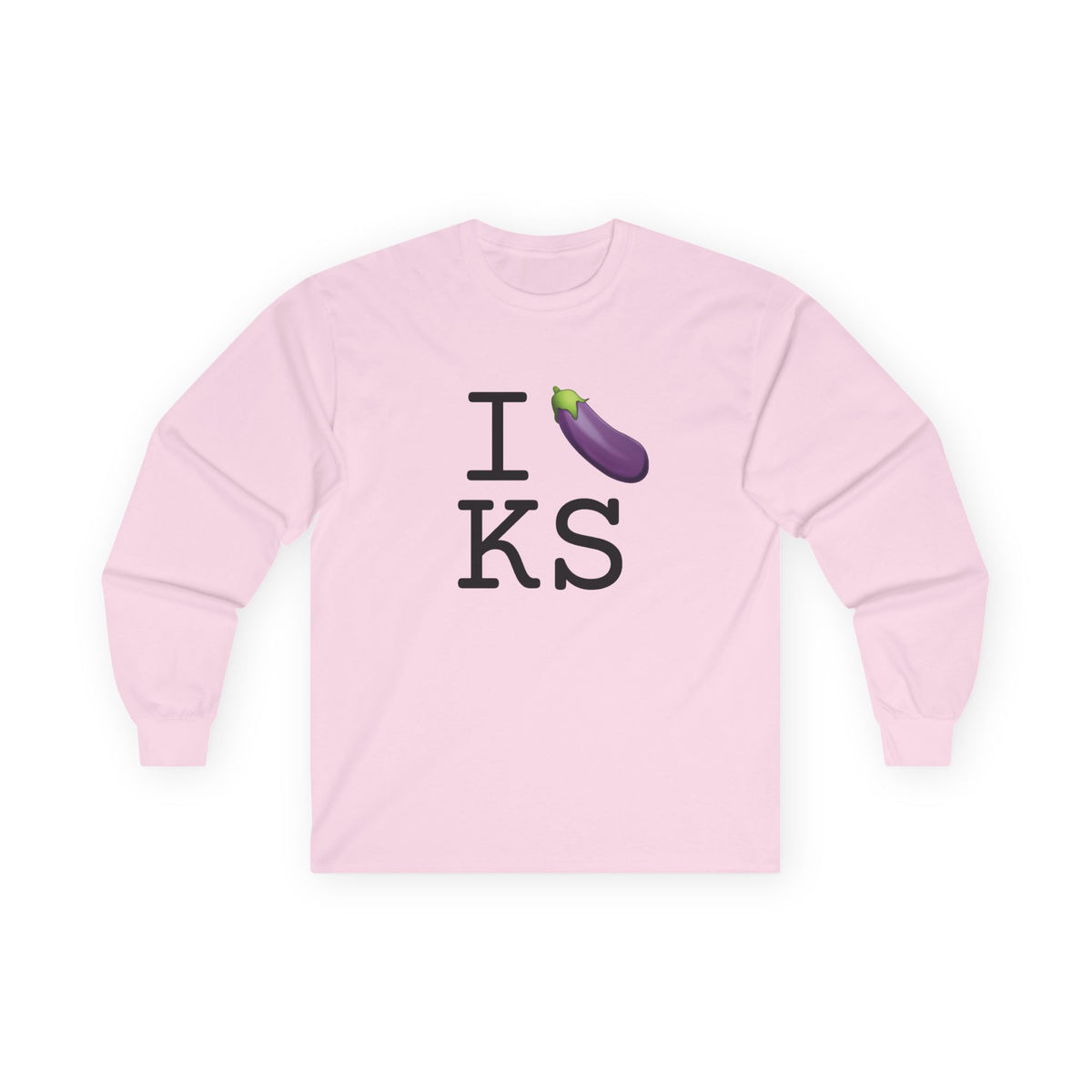 "I Eggplant Kansas" Long Sleeve Shirt