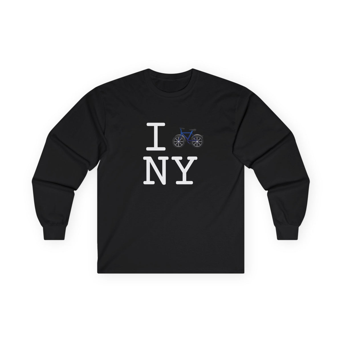 "I Bicycle New York" Long Sleeve Shirt