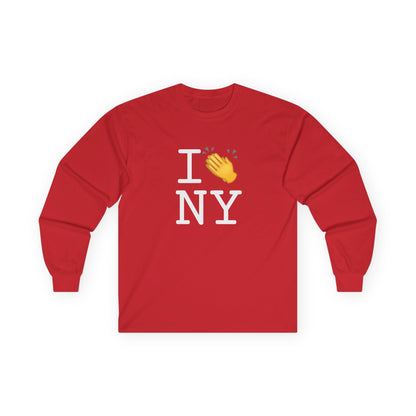 "I Applaud New York" Long Sleeve Shirt