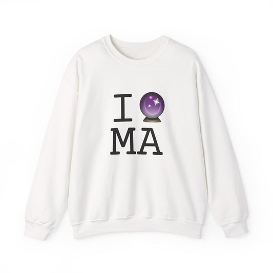 "I Predict the Future (Crystal Ball) of Massachusetts" Sweatshirt