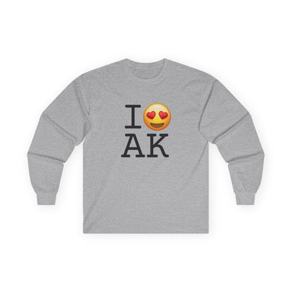 "I have Heart Eyes for Alaska" Long Sleeve Shirt