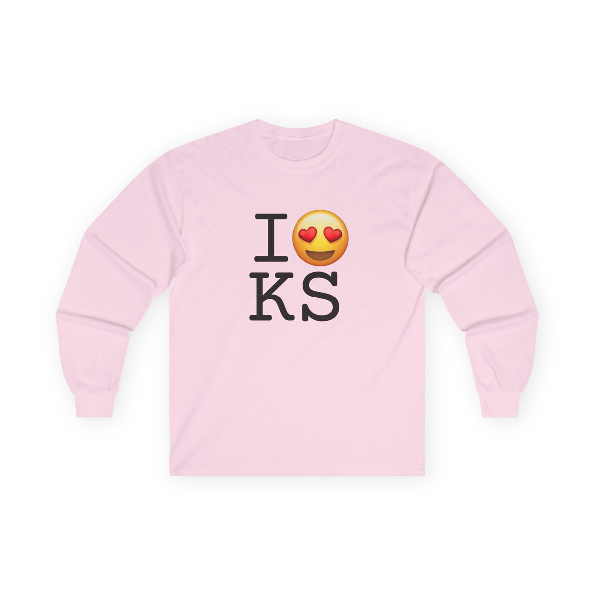 "I have Heart Eyes for Kansas" Long Sleeve Shirt