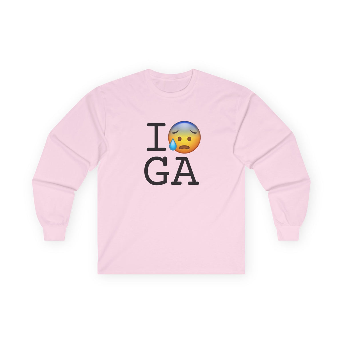 "I'm Anxiously Sweating in Georgia" Long Sleeve Shirt