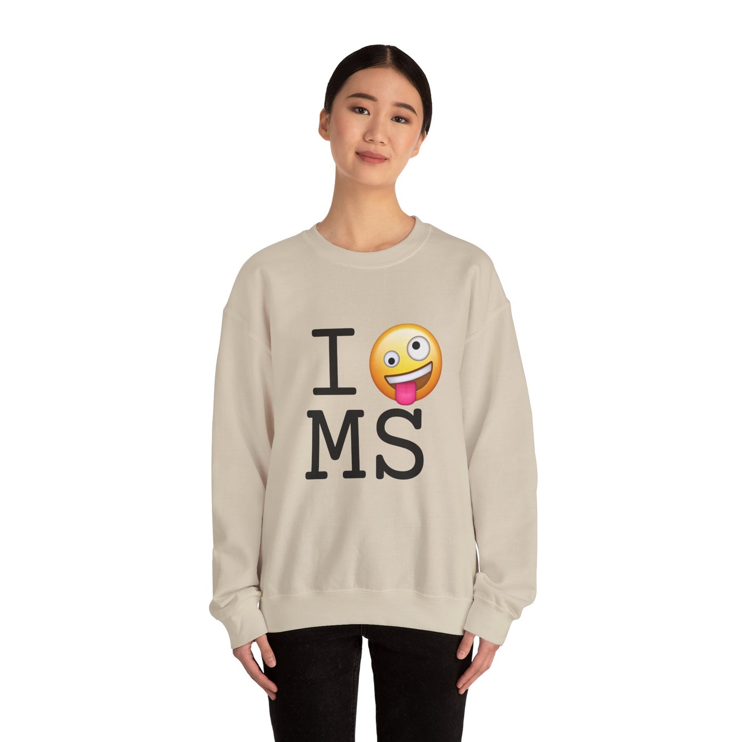 "I'm Crazy about Mississippi" Sweatshirt