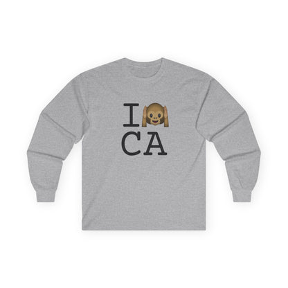 "I Don't Hear California" Long Sleeve Shirt