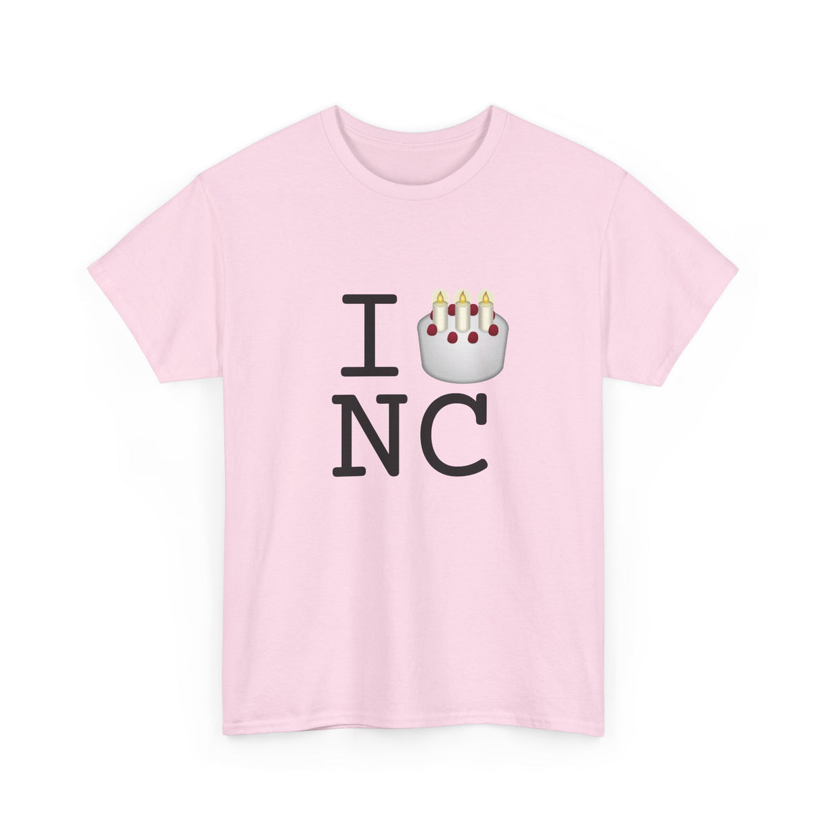 "I Birthday Cake North Carolina" Tee