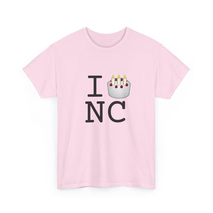 "I Birthday Cake North Carolina" Tee