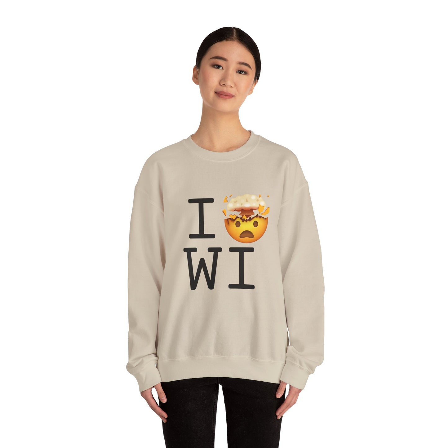 "I'm Mind Blown by Wisconsin" Sweatshirt