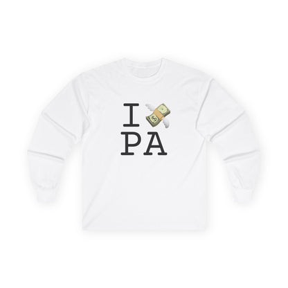 "I Lose Money in Pennsylvania" Long Sleeve Shirt