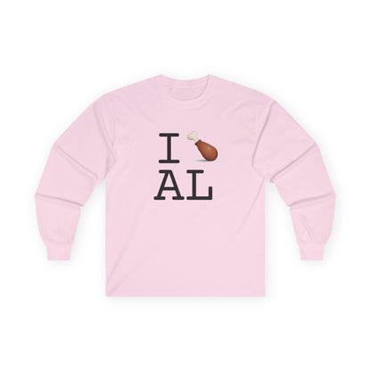"I Chicken Drumstick Alabama" Long Sleeve Shirt