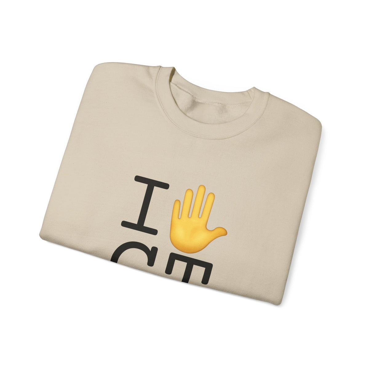 "I Stop (Raised Hand) Connecticut" Sweatshirt