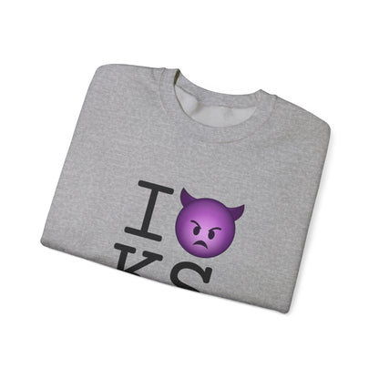 "I'm an Angry Devil about Kansas" Sweatshirt