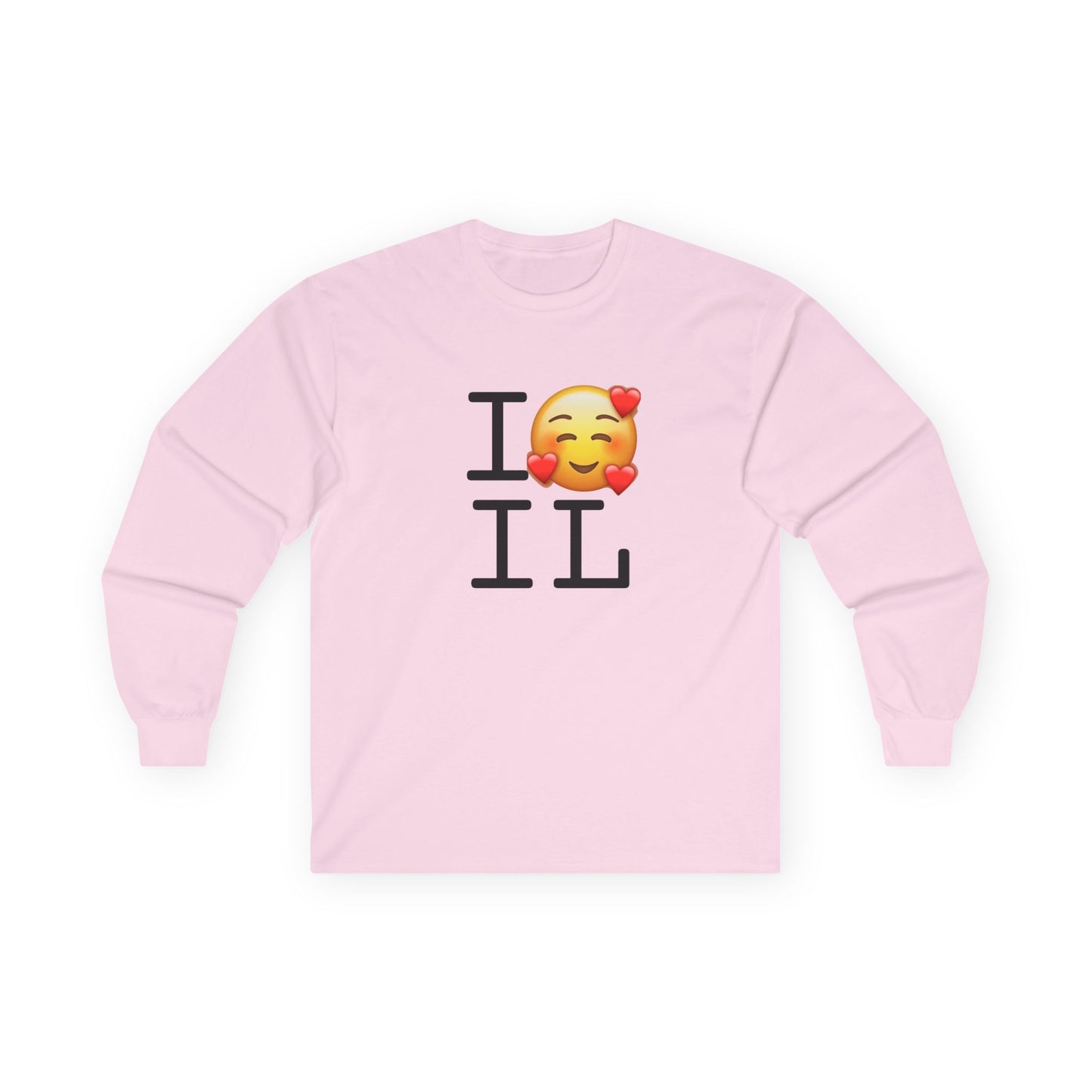 "I Adore Illinois" Long Sleeve Shirt