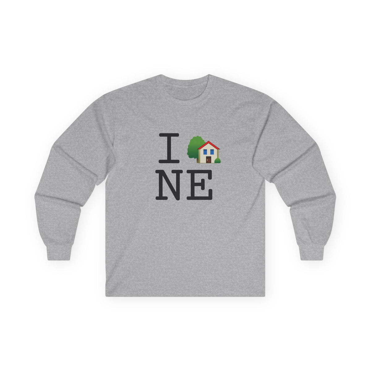 "I'm Home in Nebraska" Long Sleeve Shirt