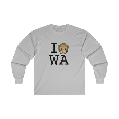 "I Don't Speak about Washington" Long Sleeve Shirt