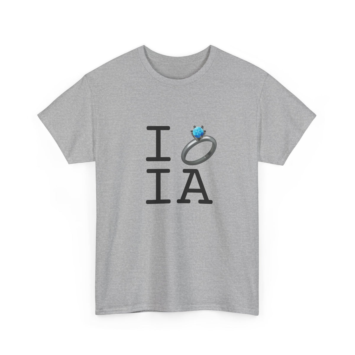 "I'm Married to (Diamond Ring) Iowa" Tee