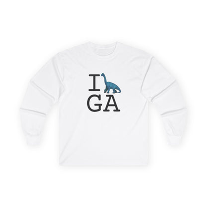 "I'm a Dinosaur in Georgia" Long Sleeve Shirt