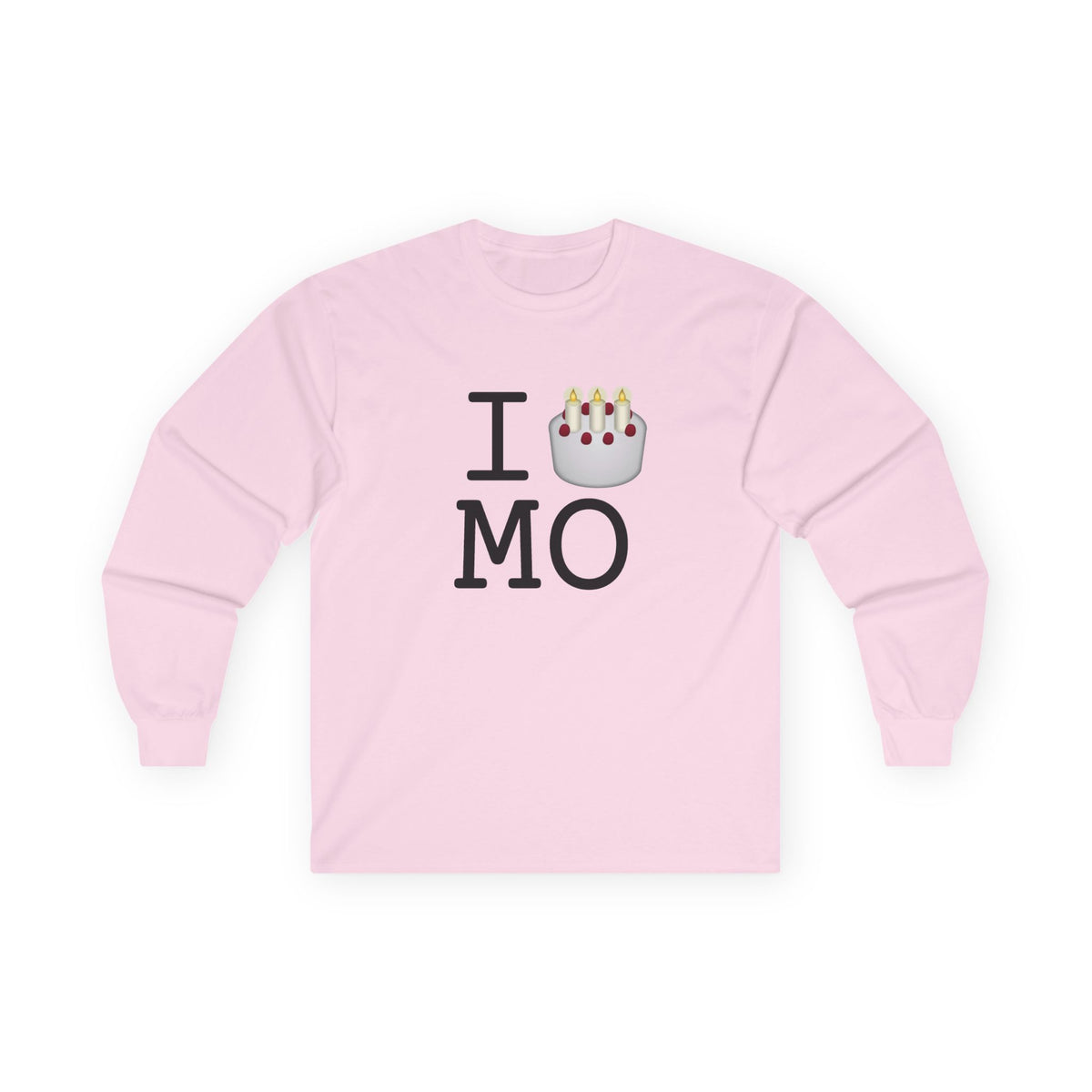 "I Birthday Cake Missouri" Long Sleeve Shirt