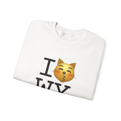 "I'm a Kissing Cat toward Wyoming" Sweatshirt