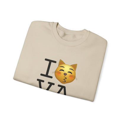 "I'm a Kissing Cat toward Virginia" Sweatshirt