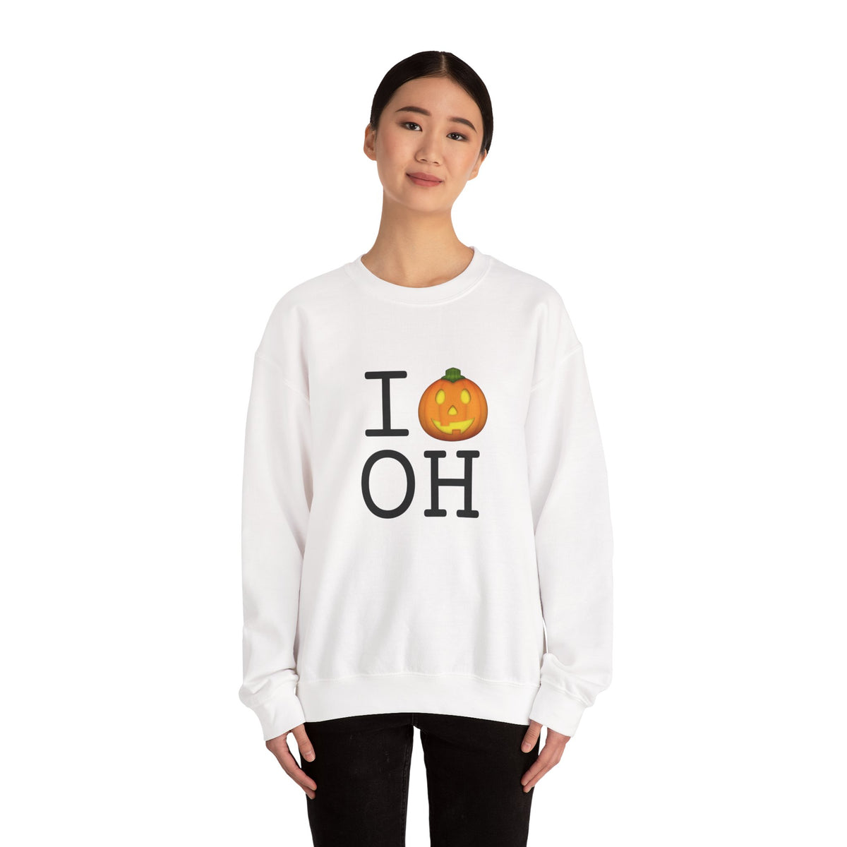"I Jack-O-Lantern (Pumpkin) Ohio" Sweatshirt