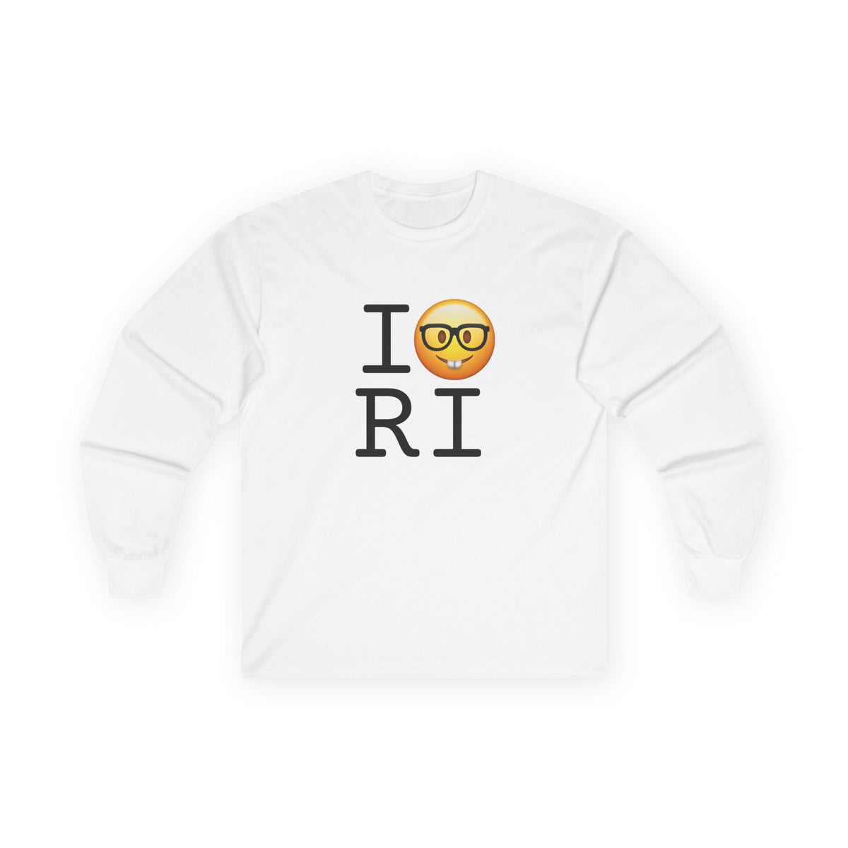 "I'm a Nerd about Rhode Island" Long Sleeve Shirt