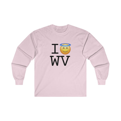"I'm an Angel in West Virginia" Long Sleeve Shirt