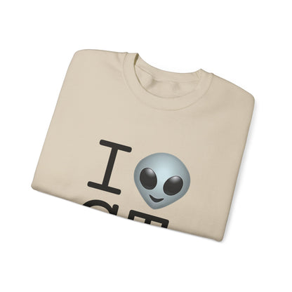 "I Feel Alien in Connecticut" Sweatshirt