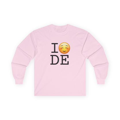 "I Blush at Delaware" Long Sleeve Shirt