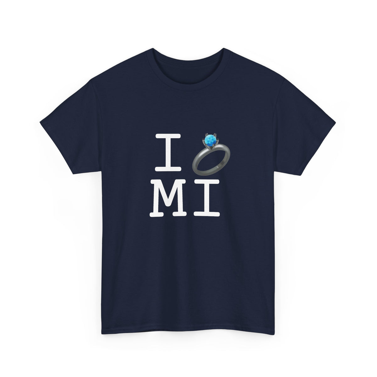 "I'm Married to (Diamond Ring) Michigan" Tee