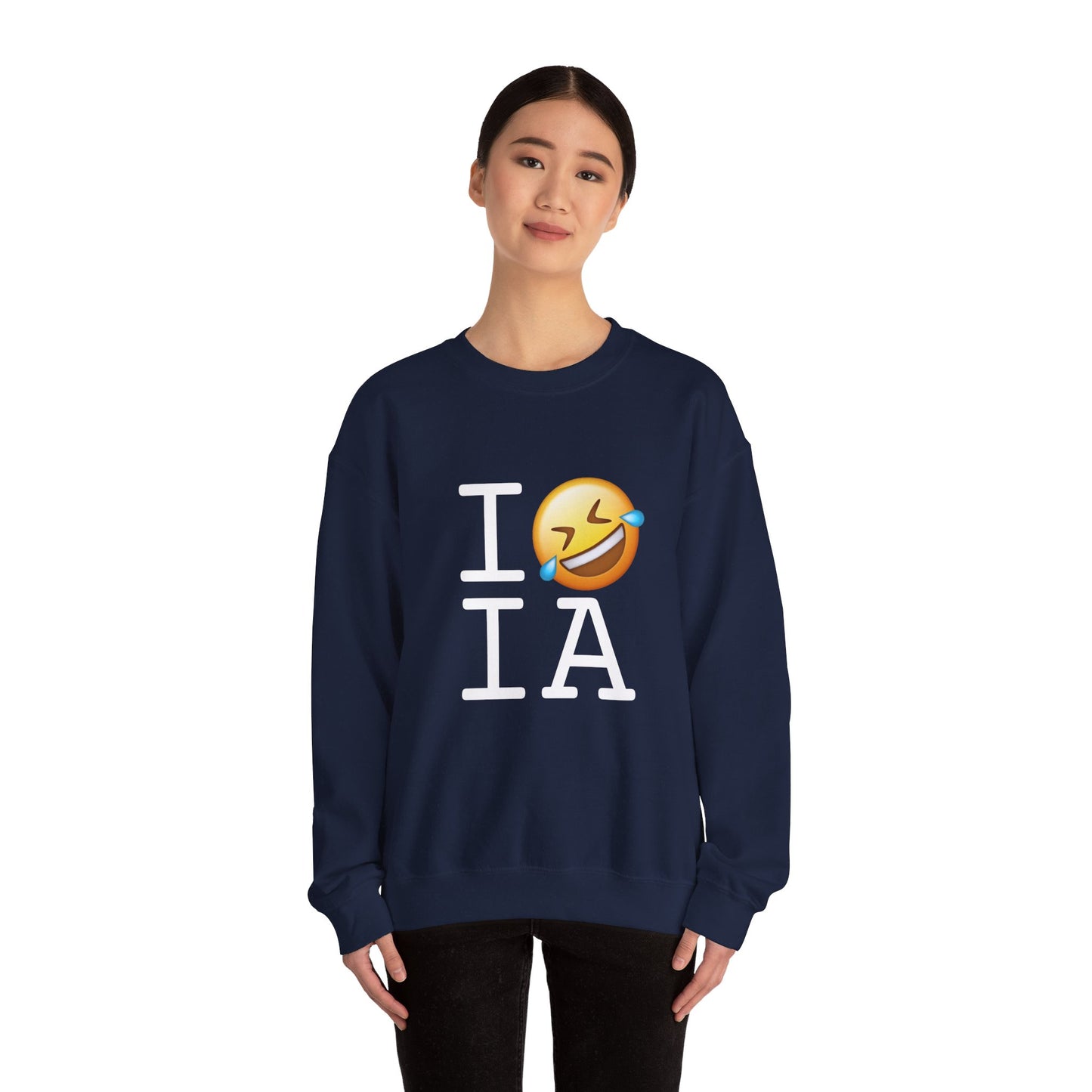 "I Laugh Hard (LMFAO) at Iowa" Sweatshirt