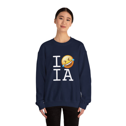 "I Laugh Hard (LMFAO) at Iowa" Sweatshirt