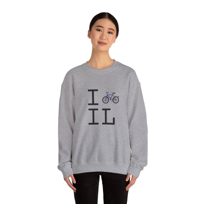 "I Bicycle Illinois" Sweatshirt