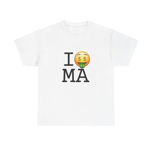 "I Get Rich in Massachusetts" Tee