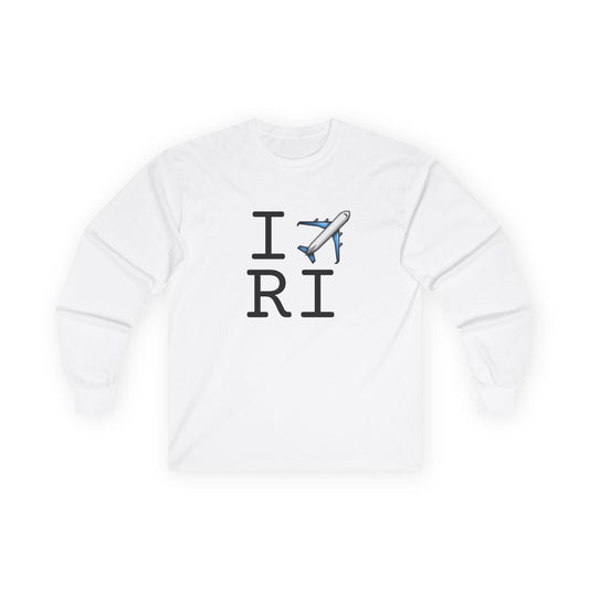 "I Fly Over Rhode Island" Long Sleeve Shirt