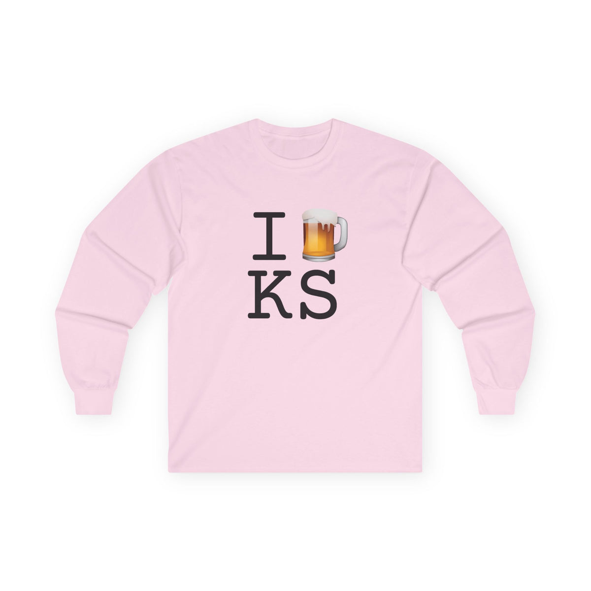 "I Beer Kansas" Long Sleeve Shirt