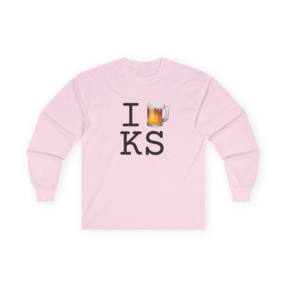 "I Beer Kansas" Long Sleeve Shirt