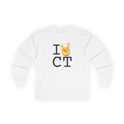 "I Rock On with Connecticut" Long Sleeve Shirt