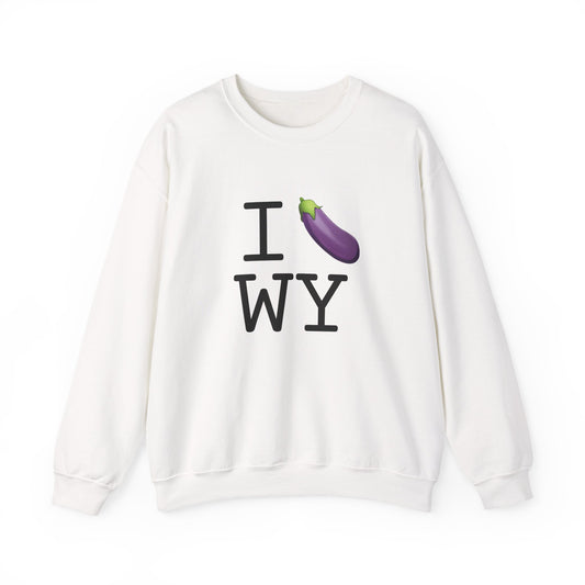 "I Eggplant Wyoming" Sweatshirt