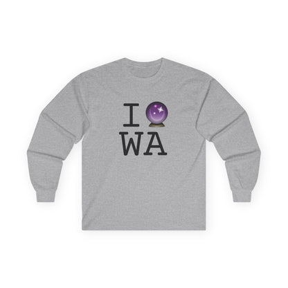 "I Predict the Future (Crystal Ball) of Washington" Long Sleeve Shirt