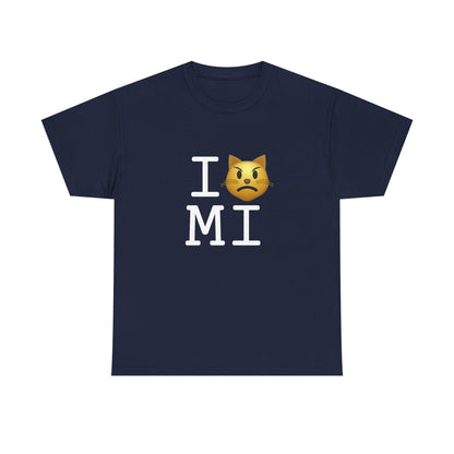 "I'm a Pouting Cat about Michigan" Tee