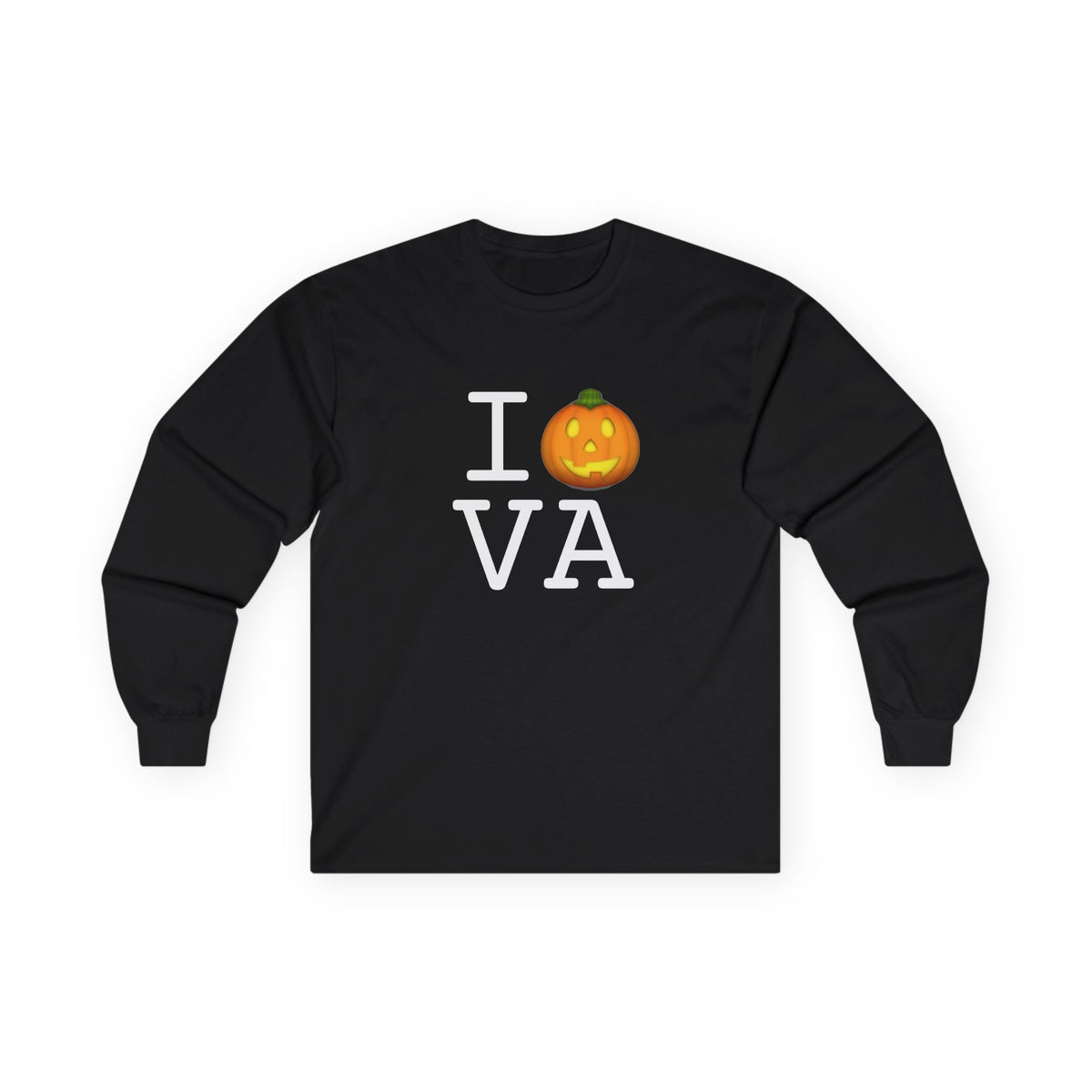 "I Jack-O-Lantern (Pumpkin) Virginia" Long Sleeve Shirt