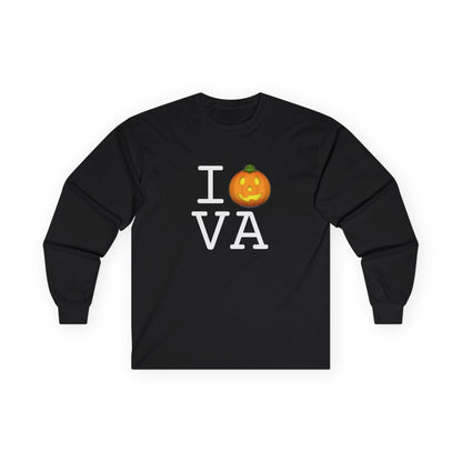 "I Jack-O-Lantern (Pumpkin) Virginia" Long Sleeve Shirt