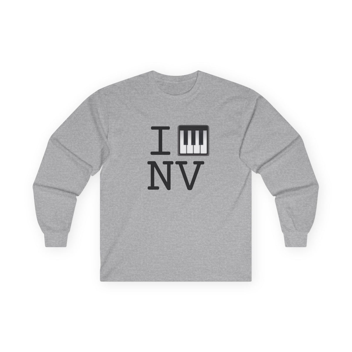 "I Piano Nevada" Long Sleeve Shirt