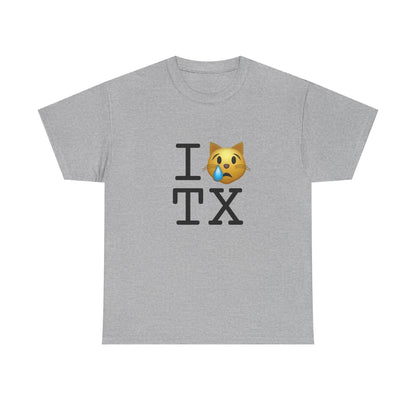 "I'm a Crying Cat about Texas" Tee