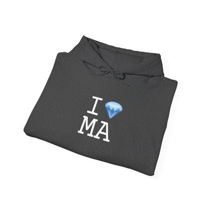 "I Diamond Massachusetts" Hoodie